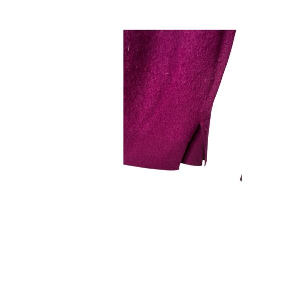 Halogen Purple Womens Crew Neck 100% Cashmere Sweater Sz Large - Picture 5 of 5